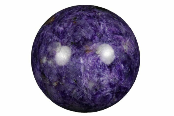 Polished Purple Charoite Sphere - Siberia #177841